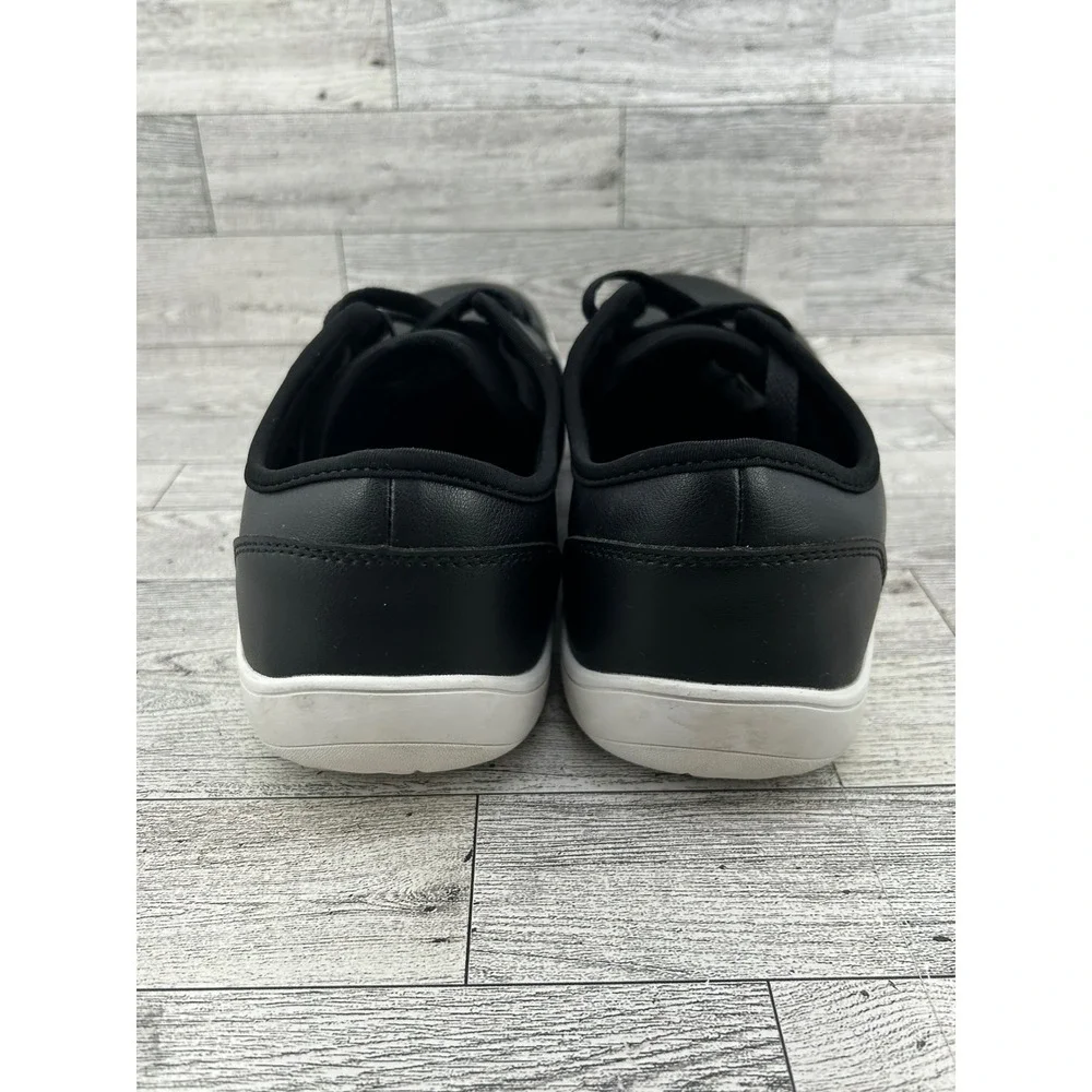 HobiBear Black Leather Lace Up Casual Sneakers Shoes Men Size‎ EU 47 US 13